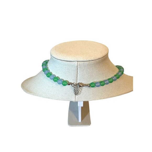 Handcrafted Boho Beaded Necklace With Fruit photo Heart Teacup & Scallop Charms - Picture 5 of 6